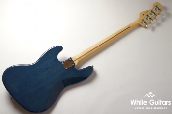 2021 Collection Made in Japan Hybrid II Jazz Bass - Indigo Trans